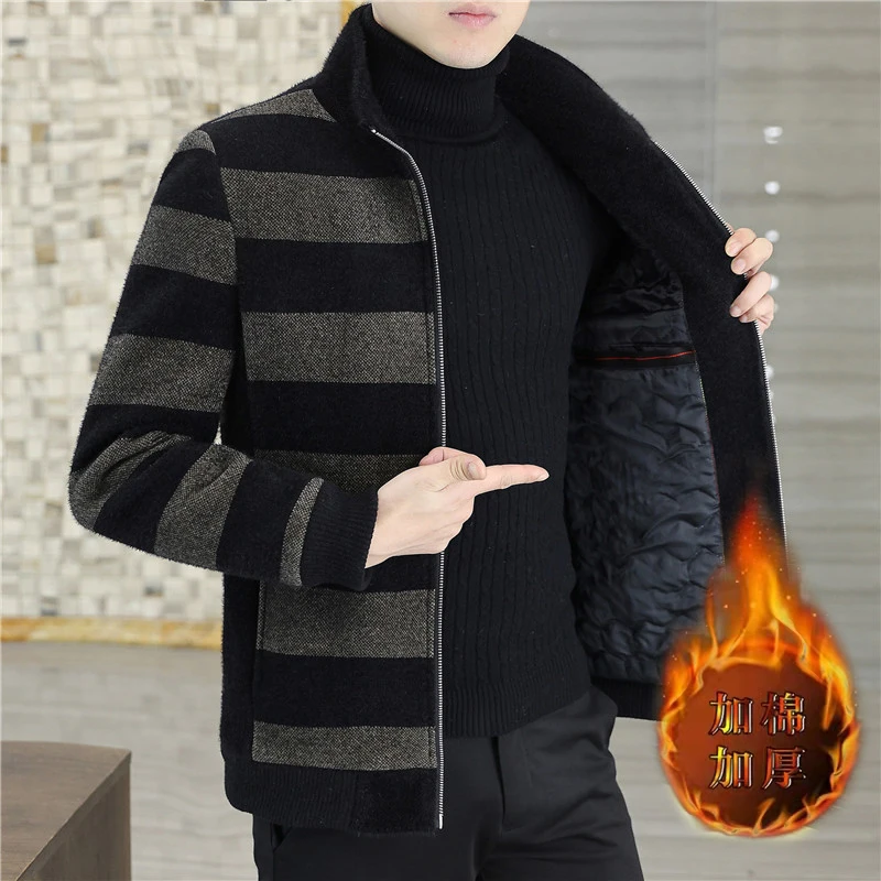 Men's Jacket for Autumn and Winter Striped Fashion 2023 Wool Jackets for Casual Business Clothing Tight Social Coats Z168
Men's Jacket for Autumn and Winter Striped Fashion 2023 Wool Jackets for Casual Business Clothing Tight Social Coats Z168