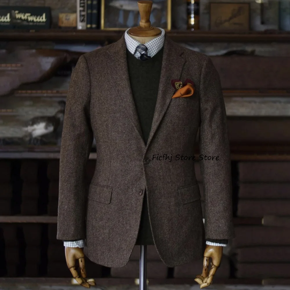 Business Casual Style Men's Social Coat Suit Jackets for Man Jackets High Quality Notched Lapel Suitable for Work Urban Blazers
Business Casual Style Men's Social Coat Suit Jackets for Man Jackets High Quality Notched Lapel Suitable for Work Urban Blazers