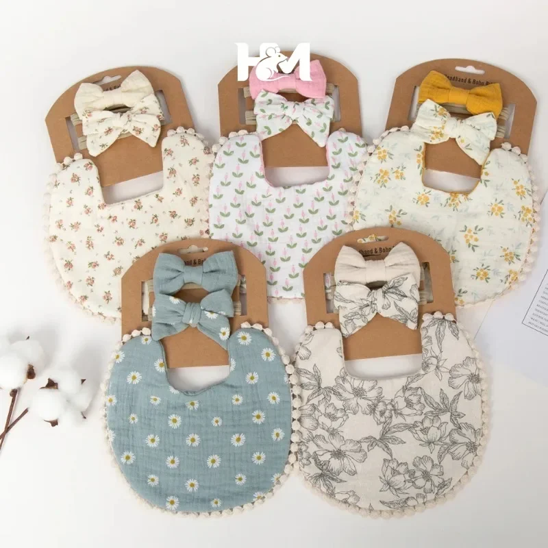 3Pcs/Set Baby Flower Bibs & Headbands Bow Nylon Hairbands Double Side Saliva Towel Feeding Burp Cloth Scarf Boys Girls Headwear
3Pcs/Set Baby Flower Bibs & Headbands Bow Nylon Hairbands Double Side Saliva Towel Feeding Burp Cloth Scarf Boys Girls Headwear