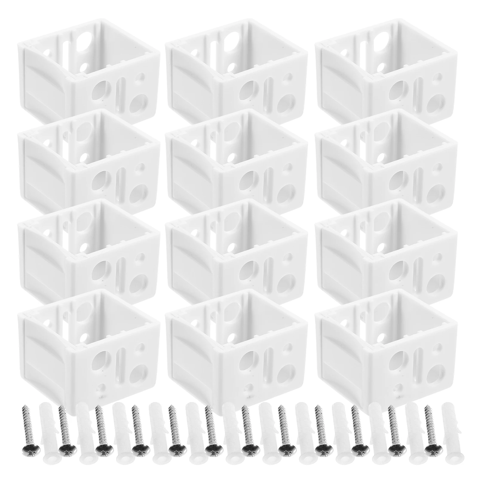 12Set Curtain Rod End Caps: Inch White Window Blind Brackets for Honeycomb Roller Pleated Shades Easy Install
12Set Curtain Rod End Caps: Inch White Window Blind Brackets for Honeycomb Roller Pleated Shades Easy Install