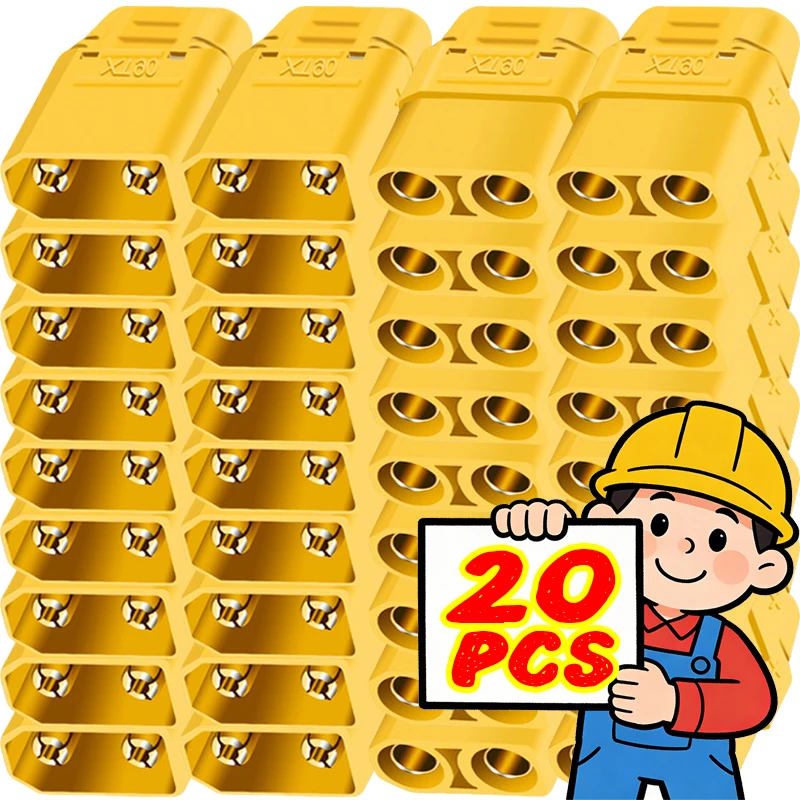 XT90 Male Female Connector Plug for RC Lipo Battery Drone Boat Airplane Welding Terminal Plugs Wire Cable Connectors Adapters
XT90 Male Female Connector Plug for RC Lipo Battery Drone Boat Airplane Welding Terminal Plugs Wire Cable Connectors Adapters