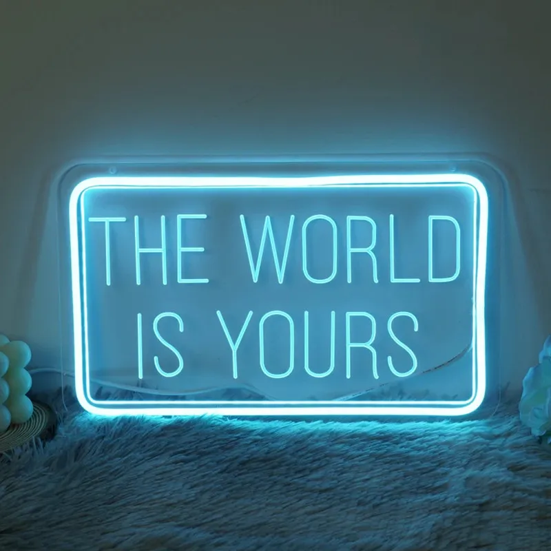 THE WORLD IS Your Neon Sign светодиодный Neon светильник USB Custom Neon Sign Home Room, Настенный декор, выгравированный неоновый знак, подарок на день рождения
THE WORLD IS Your Neon Sign светодиодный Neon светильник USB Custom Neon Sign Home Room, Настенный декор, выгравированный неоновый знак, подарок на день рождения