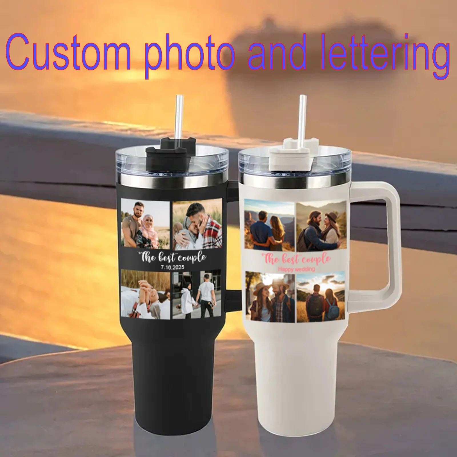 1pc Customizable 1183ml/ 40oz Stainless Steel Insulated Travel Mug with Thickened Lid, Personalized Photo and Text, 304 Stainless Steel, Ten Color, Perfect for Coffee, Outdoor Activities, Gym, and Rides, Coffee Travel Mug
1pc Customizable 1183ml/ 40oz Stainless Steel Insulated Travel Mug with Thickened Lid, Personalized Photo and Text, 304 Stainless Steel, Ten Color, Perfect for Coffee, Outdoor Activities, Gym, and Rides, Coffee Travel Mug
