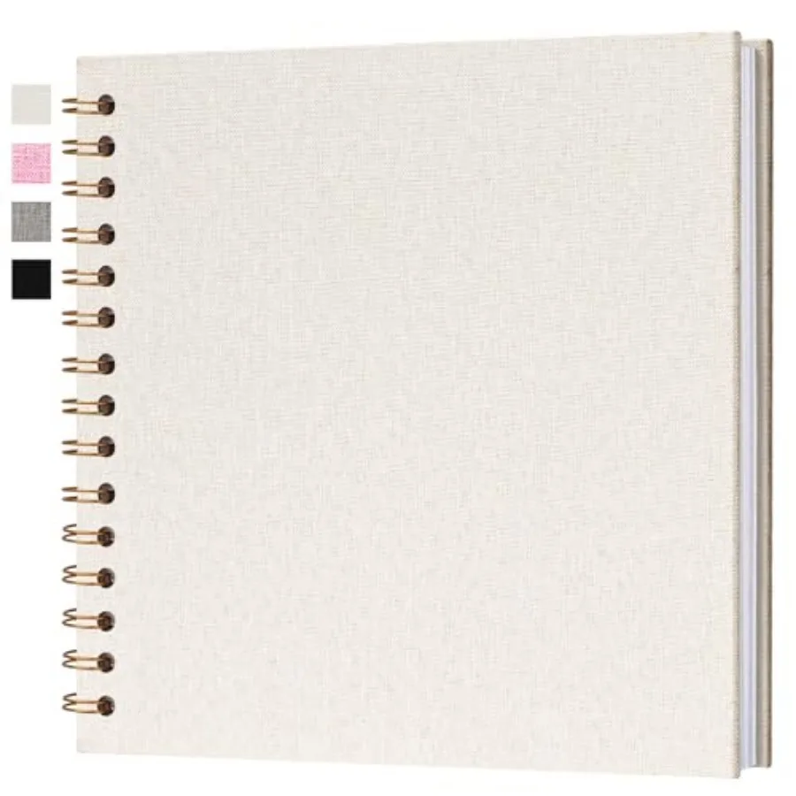 Scrapbook DIY Photo Album Linen Cover Hardcover White Pages Small Scrap Memory Book
Scrapbook DIY Photo Album Linen Cover Hardcover White Pages Small Scrap Memory Book