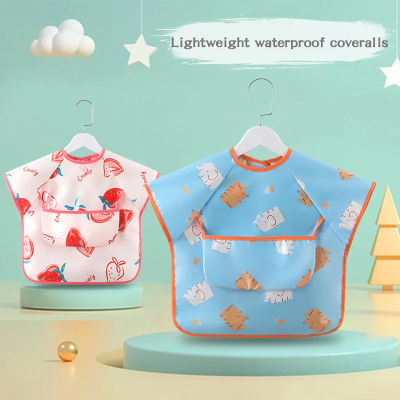 Long Sleeved Kids Apron Cartoon Print Baby Bibs 1-2Year Boys Girls Waterproof Feeding Clothes Toddler Saliva Towel Burp Cloths
Long Sleeved Kids Apron Cartoon Print Baby Bibs 1-2Year Boys Girls Waterproof Feeding Clothes Toddler Saliva Towel Burp Cloths