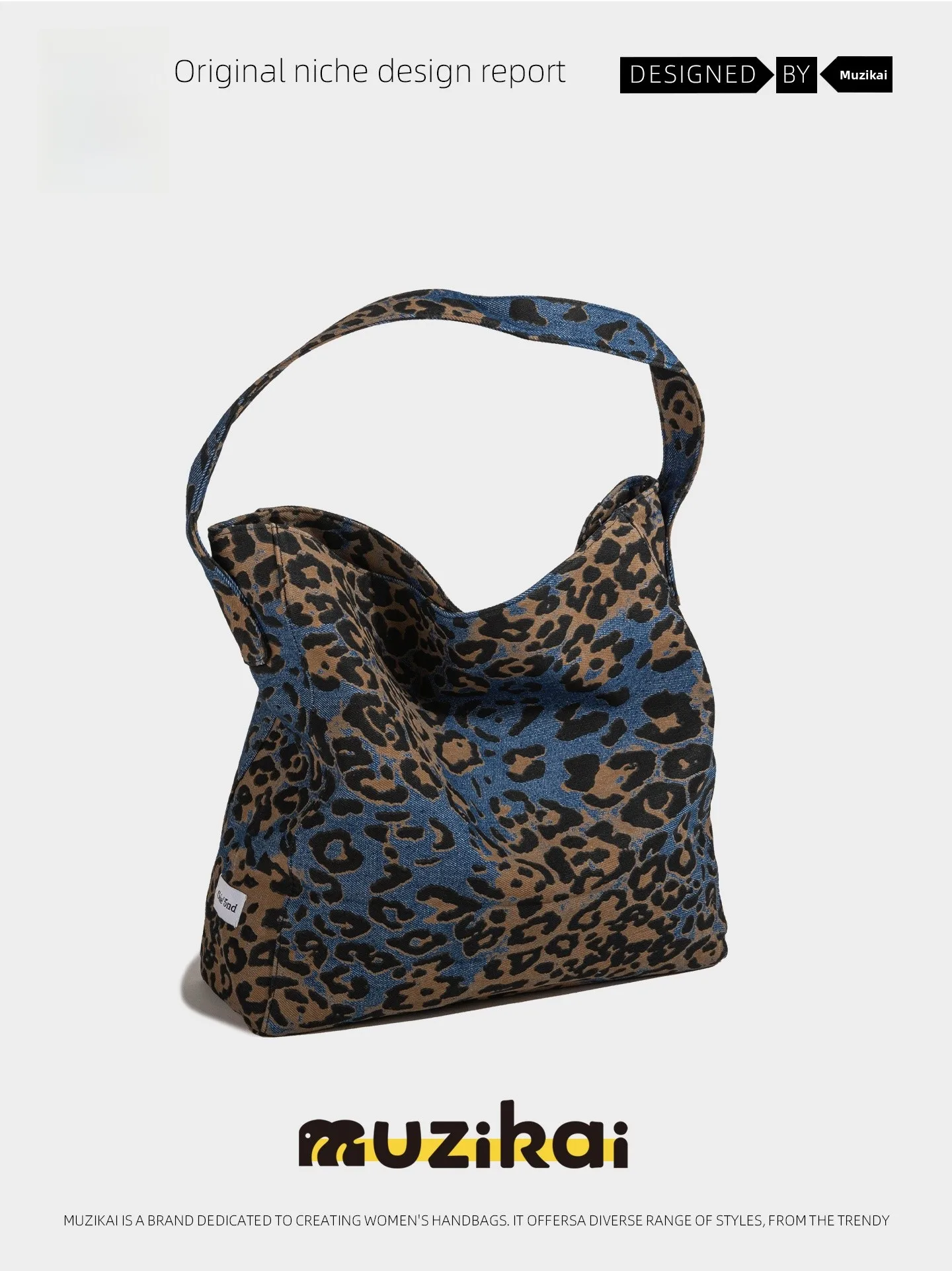 MuziKai Large Capacity Women's Tote Bag 2026 New Spring Summer Leopard Print Design Casual Commuter Single Shoulder Bag
MuziKai Large Capacity Women's Tote Bag 2026 New Spring Summer Leopard Print Design Casual Commuter Single Shoulder Bag