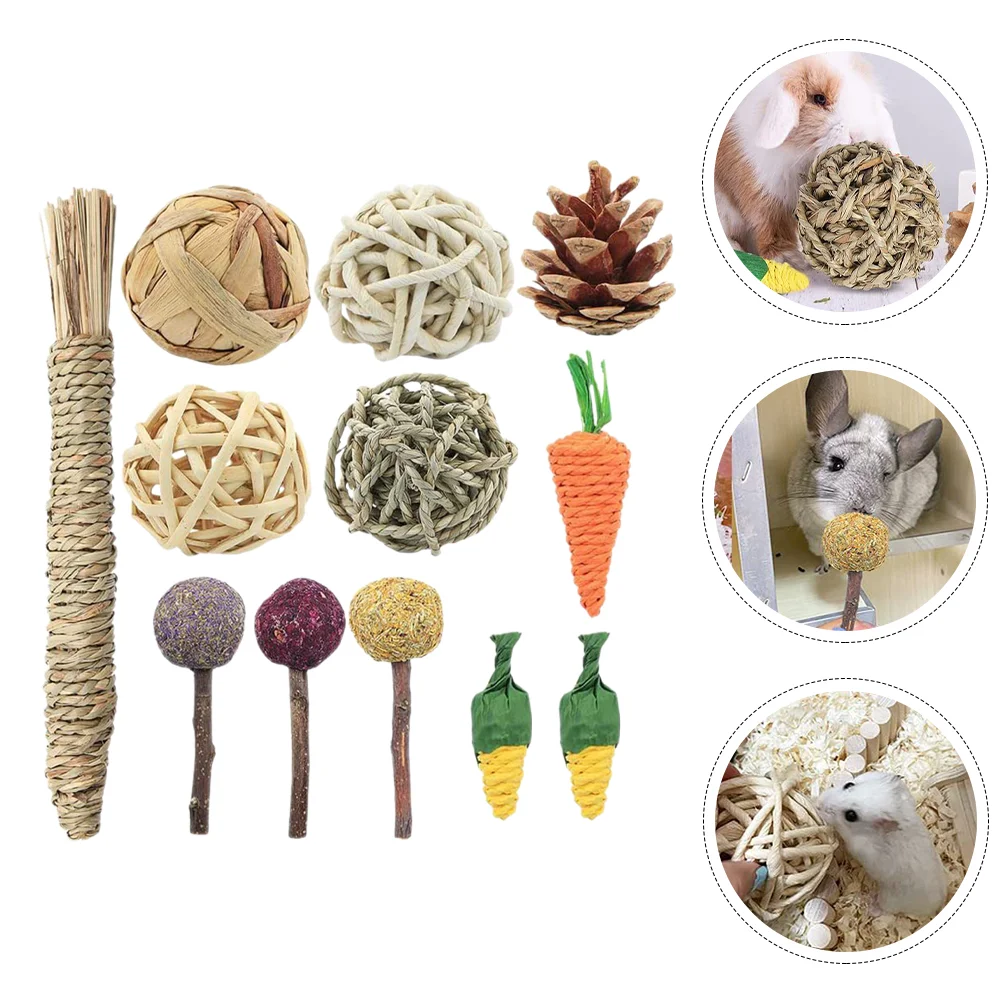 12 Pcs Rabbit Chew Toy Bunny Bed Hamster Accessories for Cages Rat Toys Hedgehog Hamsters Squirrel
12 Pcs Rabbit Chew Toy Bunny Bed Hamster Accessories for Cages Rat Toys Hedgehog Hamsters Squirrel