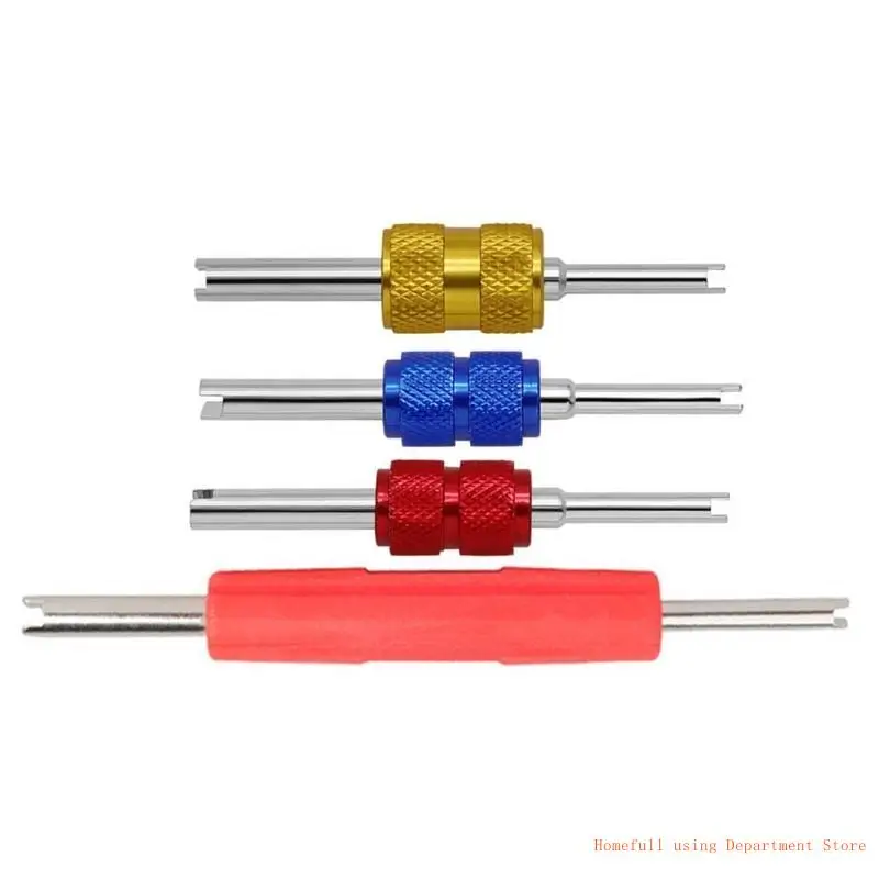 4Pcs Valves Cores Quick Remover Installer Low Pressure Valves Cores Remover Tool Set for Air Conditioner System
4Pcs Valves Cores Quick Remover Installer Low Pressure Valves Cores Remover Tool Set for Air Conditioner System