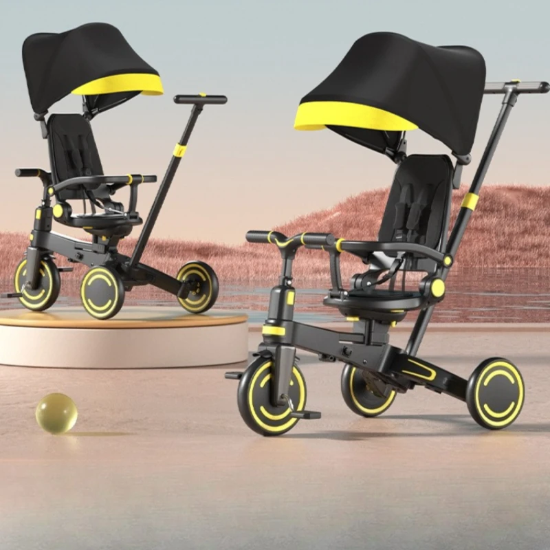 Lightweight Three-wheeled Baby Stroller Two-way Seat Multifunctional Children's Pedal Tricycle Children's Tricycle 1-5 Years Old
Lightweight Three-wheeled Baby Stroller Two-way Seat Multifunctional Children's Pedal Tricycle Children's Tricycle 1-5 Years Old