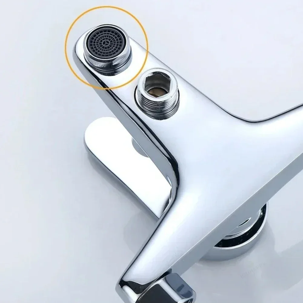 Hot and Cold Sink Faucets Water Tap Hand Wash Basic Faucets Multifunction Wall Mount Faucet Mixing Valve Bathroom Accessories
Hot and Cold Sink Faucets Water Tap Hand Wash Basic Faucets Multifunction Wall Mount Faucet Mixing Valve Bathroom Accessories