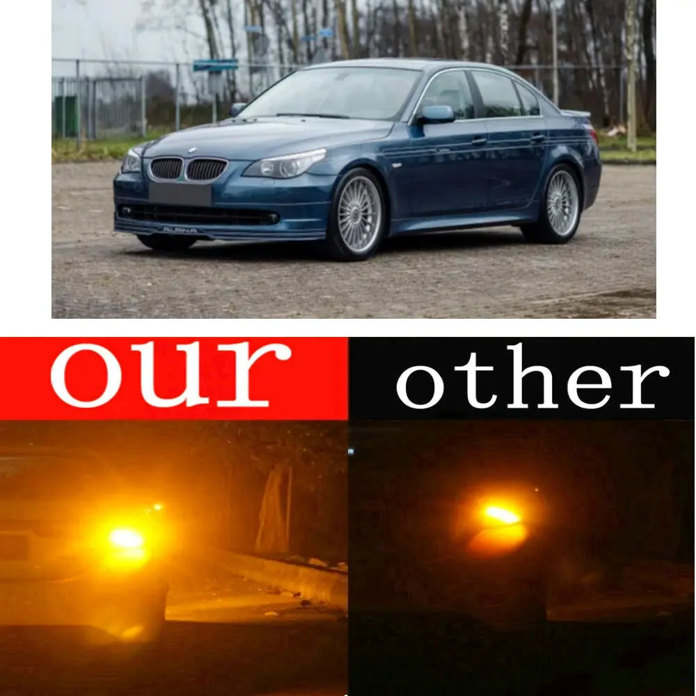 For ALPINA B5 E60 Saloon 4-door 4.4 373kw Front & Rear Turn Signal Lamp automotive goods Car Accessories Canbus 2pc
For ALPINA B5 E60 Saloon 4-door 4.4 373kw Front & Rear Turn Signal Lamp automotive goods Car Accessories Canbus 2pc