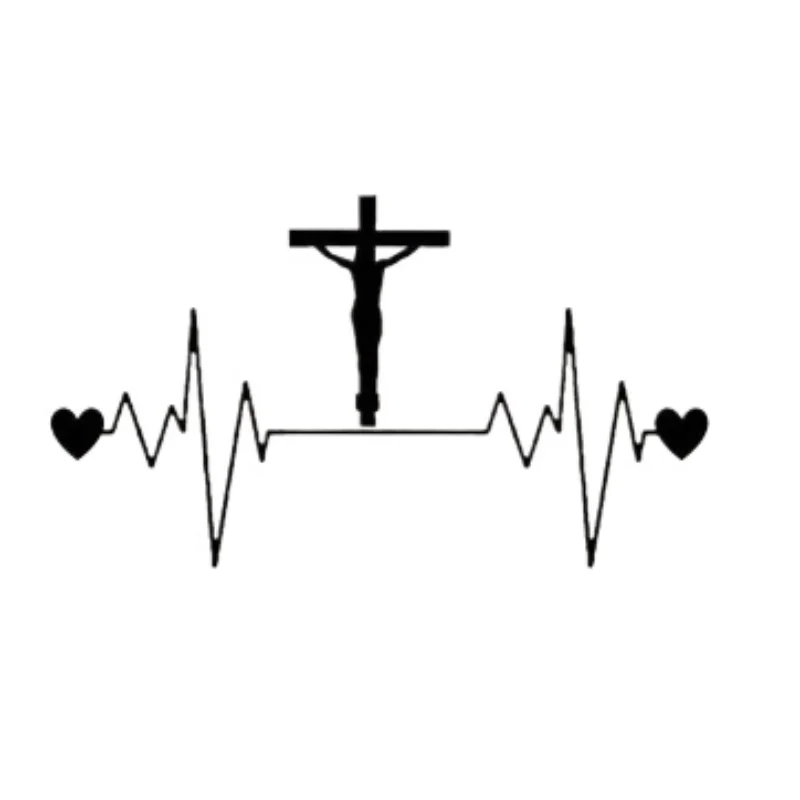 Car decoration stickers FOR Cross heartbeat lifeline Sticker decal christian jesus 20CM PVCKK
Car decoration stickers FOR Cross heartbeat lifeline Sticker decal christian jesus 20CM PVCKK