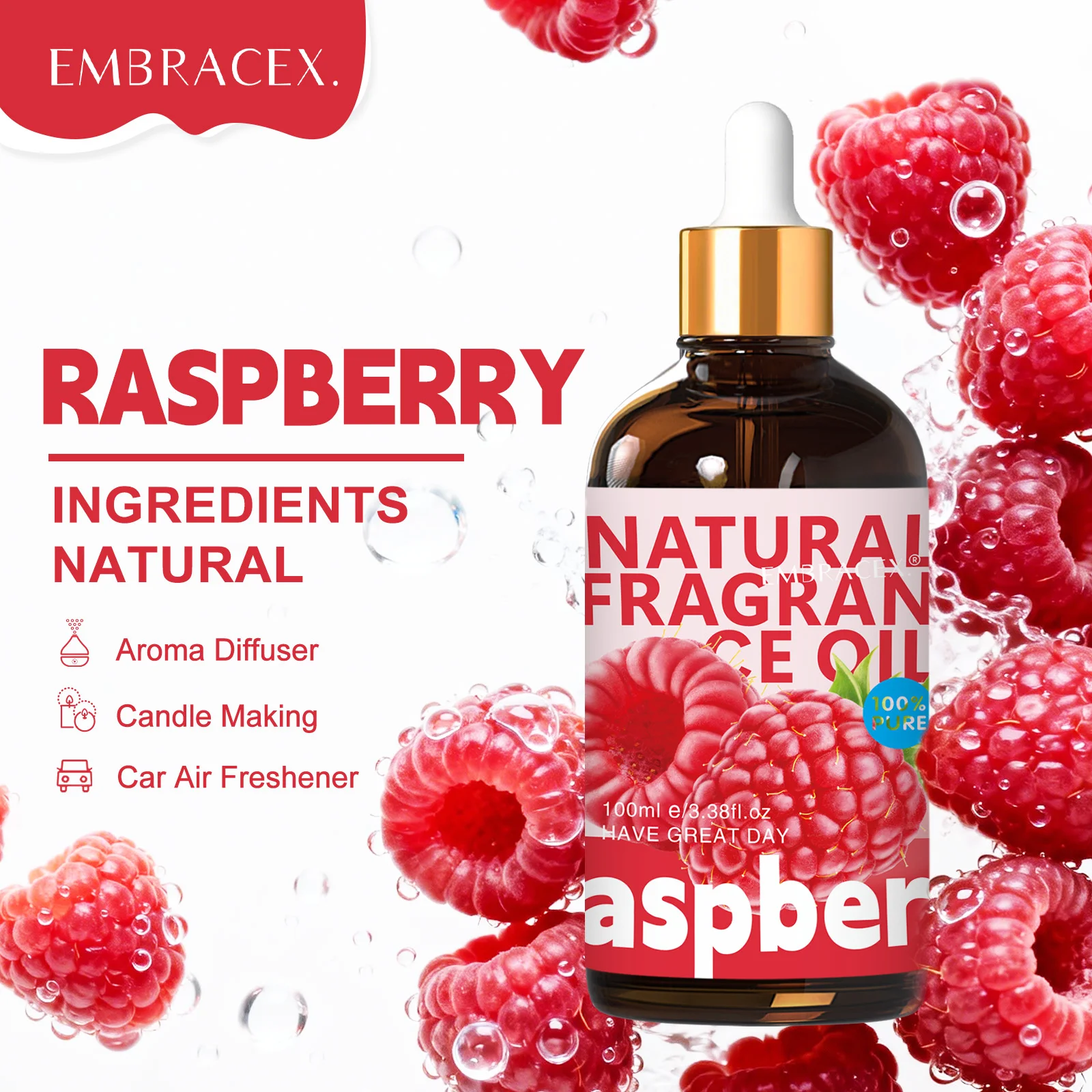 100 мл эфирное масло малины, фруктовое ароматическое масло, массажное масло, увлажняющее и питательное средство для ухода за кожей, для изготовления свечей, подарок для друзей
100 мл эфирное масло малины, фруктовое ароматическое масло, массажное масло, увлажняющее и питательное средство для ухода за кожей, для изготовления свечей, подарок для друзей