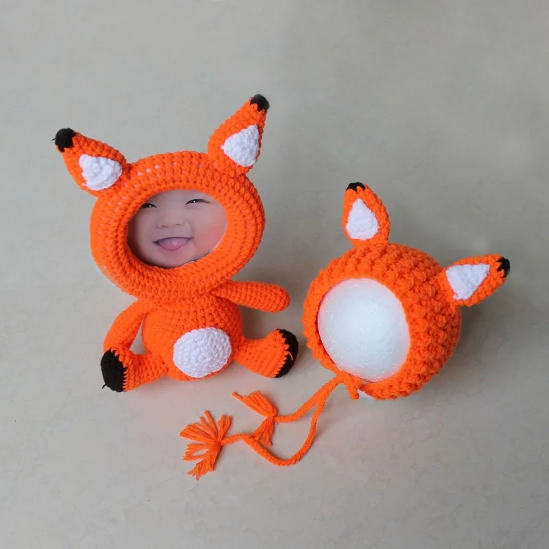 2 шт./детская фоторамка, вязаный крючком: шапка с лисой + мягкая игрушка-животное для фотографии новорожденных, реквизит амигуруми ручной работы
2 шт./детская фоторамка, вязаный крючком: шапка с лисой + мягкая игрушка-животное для фотографии новорожденных, реквизит амигуруми ручной работы