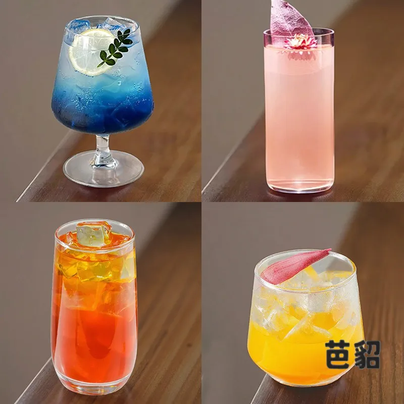 Modern Minimalist Short Foot Glass Cup Cocktail Drink Cup Soda Bubble Water Mixing Glass Cup Beverage Sensation High-End Feeling
Modern Minimalist Short Foot Glass Cup Cocktail Drink Cup Soda Bubble Water Mixing Glass Cup Beverage Sensation High-End Feeling