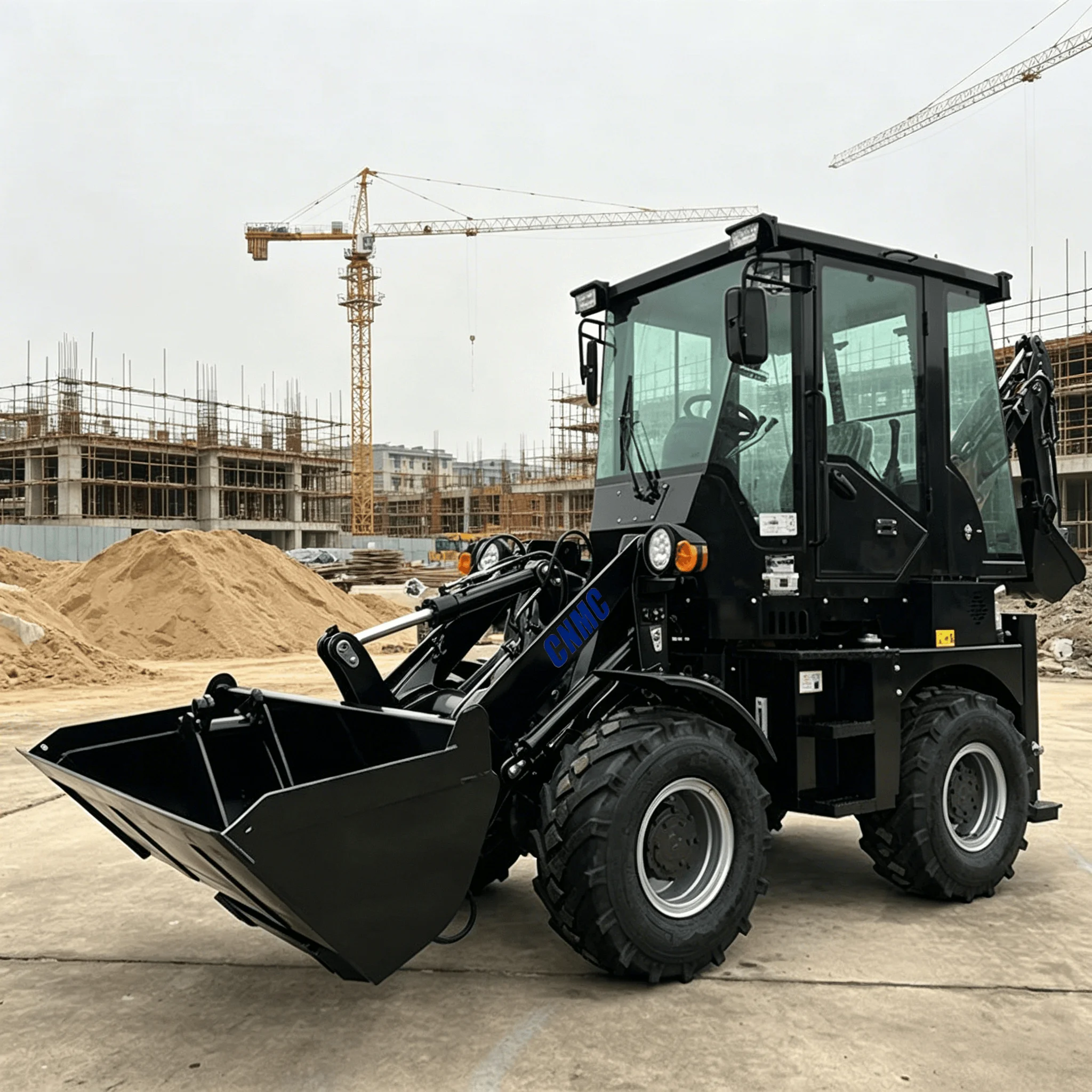 Многофункциональный экскаватор-погрузчик CNMC 4x4, 3,5 тонны, с двусторонним управлением, сертифицированный EPA и CE, для строительных площадок
Многофункциональный экскаватор-погрузчик CNMC 4x4, 3,5 тонны, с двусторонним управлением, сертифицированный EPA и CE, для строительных площадок