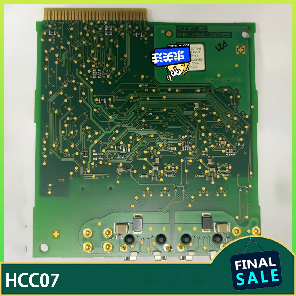 Servo axis card communication board HCC07 02
Servo axis card communication board HCC07 02