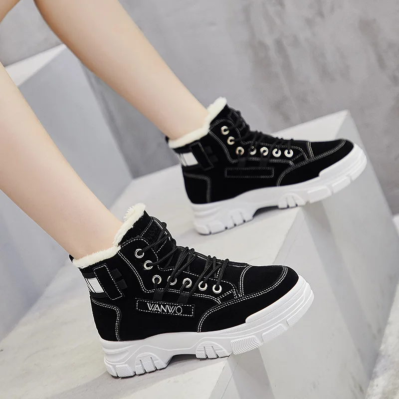 Women Snow Boots Sneakers Platform Shoes Thick Sole Plush Warm Winter Boots Ankle for Women Botas De Mujer Fashion Ladies Boots
Women Snow Boots Sneakers Platform Shoes Thick Sole Plush Warm Winter Boots Ankle for Women Botas De Mujer Fashion Ladies Boots