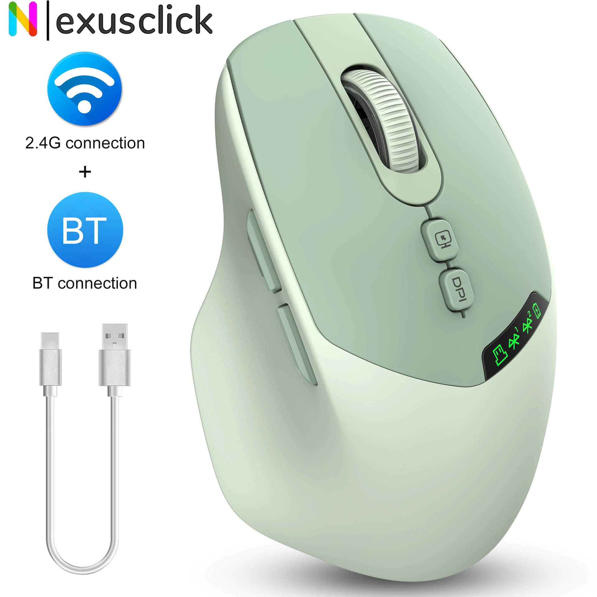 Rechargeable Silent Wireless Mouse, 4-Color Options, 7-Button Ergonomic Design for Laptop & Office Use
Rechargeable Silent Wireless Mouse, 4-Color Options, 7-Button Ergonomic Design for Laptop & Office Use