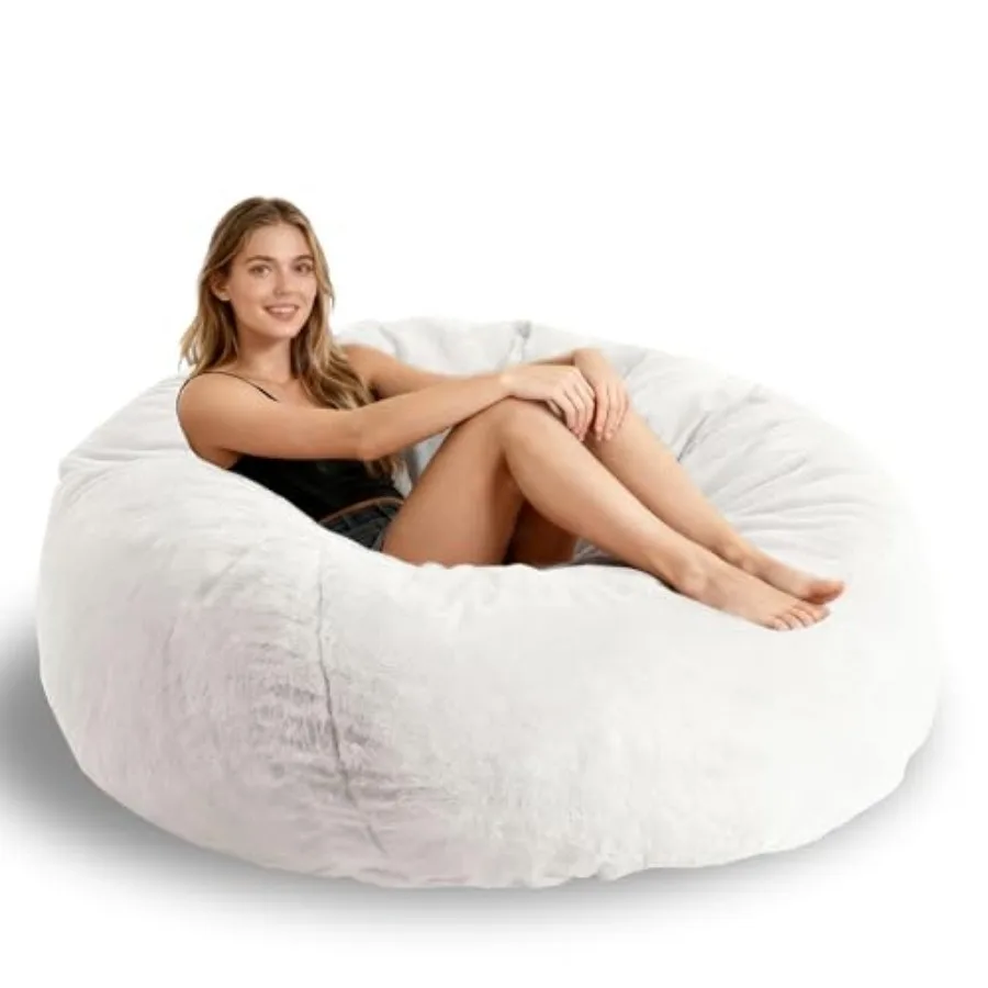 Faux Fur Comfy Bean Bag Chair Cover No Filler,Fuffy Stuffed Ania Storage Bean Bag Covers arge Sofa, Preiu Furry Fuzzy Chair ivi
Faux Fur Comfy Bean Bag Chair Cover No Filler,Fuffy Stuffed Ania Storage Bean Bag Covers arge Sofa, Preiu Furry Fuzzy Chair ivi