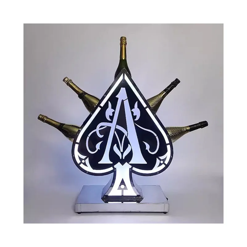 LED Colorful Luminous Wine Stand KTV Champagne King 5 Bottle Presenter Display Rack Wine Stand Base Bar Nightclub
LED Colorful Luminous Wine Stand KTV Champagne King 5 Bottle Presenter Display Rack Wine Stand Base Bar Nightclub