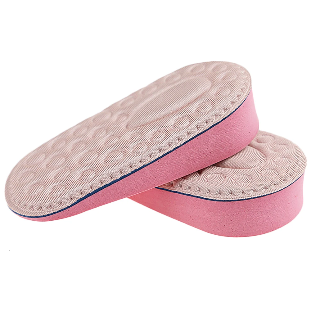 3 Pairs Pink EVA Insoles Height Increasing Heel Pad Taller Soles Shoe Lift Comfortable Anti Slip Breathable Foot
3 Pairs Pink EVA Insoles Height Increasing Heel Pad Taller Soles Shoe Lift Comfortable Anti Slip Breathable Foot