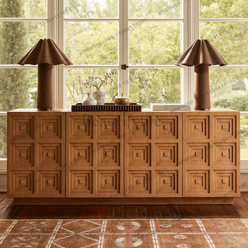 American medieval solid wood chest villa home floor storage decorative cabinet
American medieval solid wood chest villa home floor storage decorative cabinet