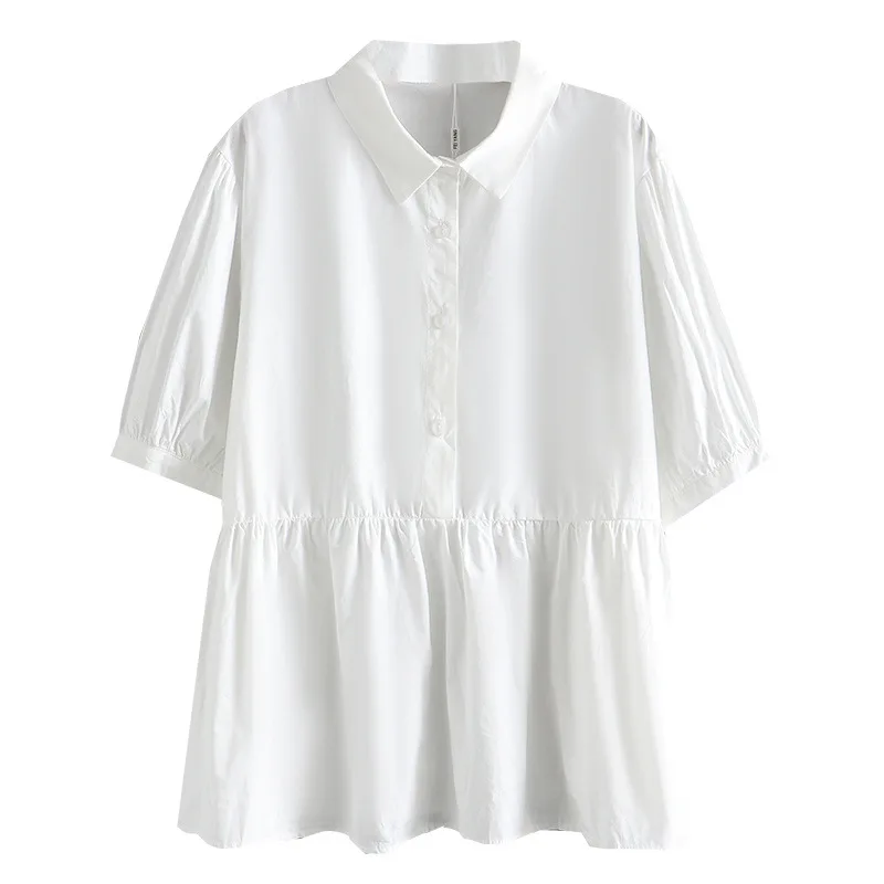 Summer New Style Plus Size Women's Blouses Casual Puff Sleeve Shirt 100kg 9038
Summer New Style Plus Size Women's Blouses Casual Puff Sleeve Shirt 100kg 9038