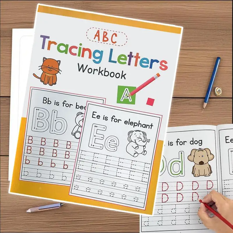 Letter Writing Practice For Kids A4 English Alphabet Letter Tracing Book Interactive Early Preschool English Learning Workbook 
Letter Writing Practice For Kids A4 English Alphabet Letter Tracing Book Interactive Early Preschool English Learning Workbook