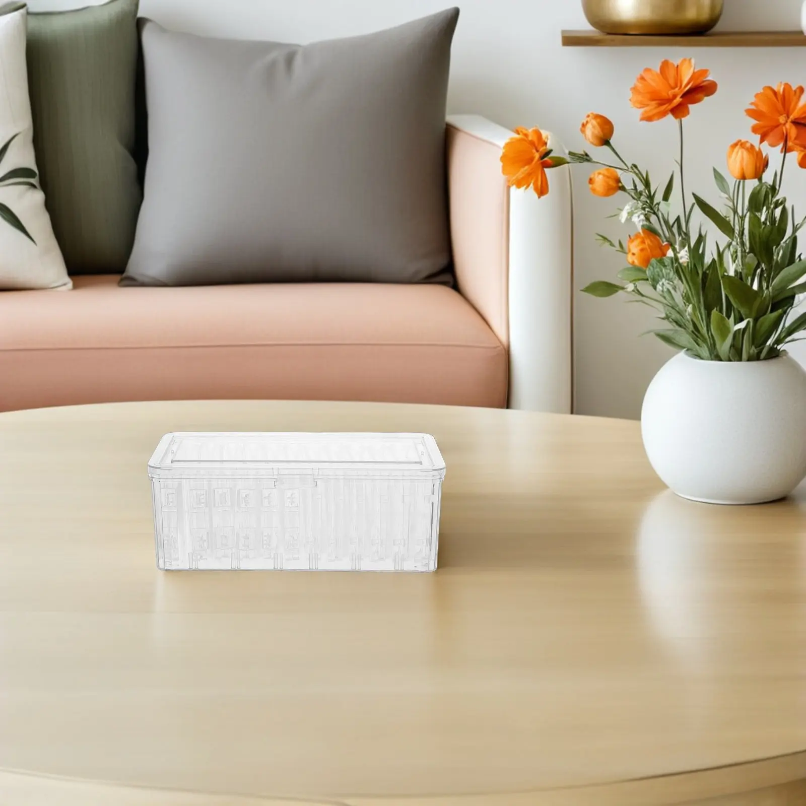 Набор из 1 коробки для хранения украшений: прозрачный акриловый органайзер с 12 отсеками для защиты от потускнения (для серег, колец, ожерелий), портативный, для путешествий
Набор из 1 коробки для хранения украшений: прозрачный акриловый органайзер с 12 отсеками для защиты от потускнения (для серег, колец, ожерелий), портативный, для путешествий