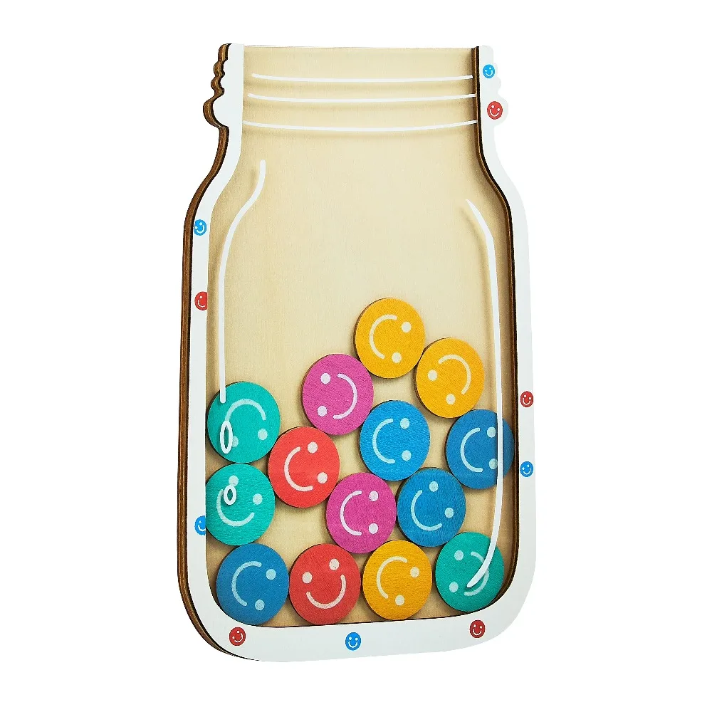 New Magnetic Wooden Token Reward Jar for Kids Smiley Face Set 26 Pieces Preschool Elementary Classroom Behavior Chart Positive Reinforcement System Teacher Supplies Educational Learning Tools
New Magnetic Wooden Token Reward Jar for Kids Smiley Face Set 26 Pieces Preschool Elementary Classroom Behavior Chart Positive Reinforcement System Teacher Supplies Educational Learning Tools