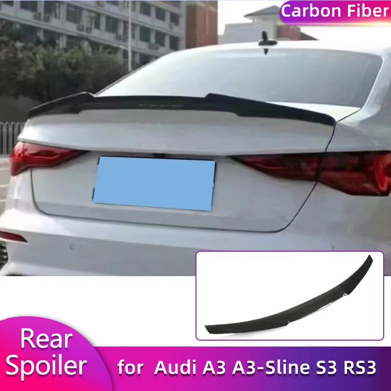 Carbon Fiber Rear Trunk Spoiler Wings for Audi A3 A3-Sline S3 RS3 Sedan 2021-2024 Car Racing Rear Spoiler Boot Wing Lip
Carbon Fiber Rear Trunk Spoiler Wings for Audi A3 A3-Sline S3 RS3 Sedan 2021-2024 Car Racing Rear Spoiler Boot Wing Lip