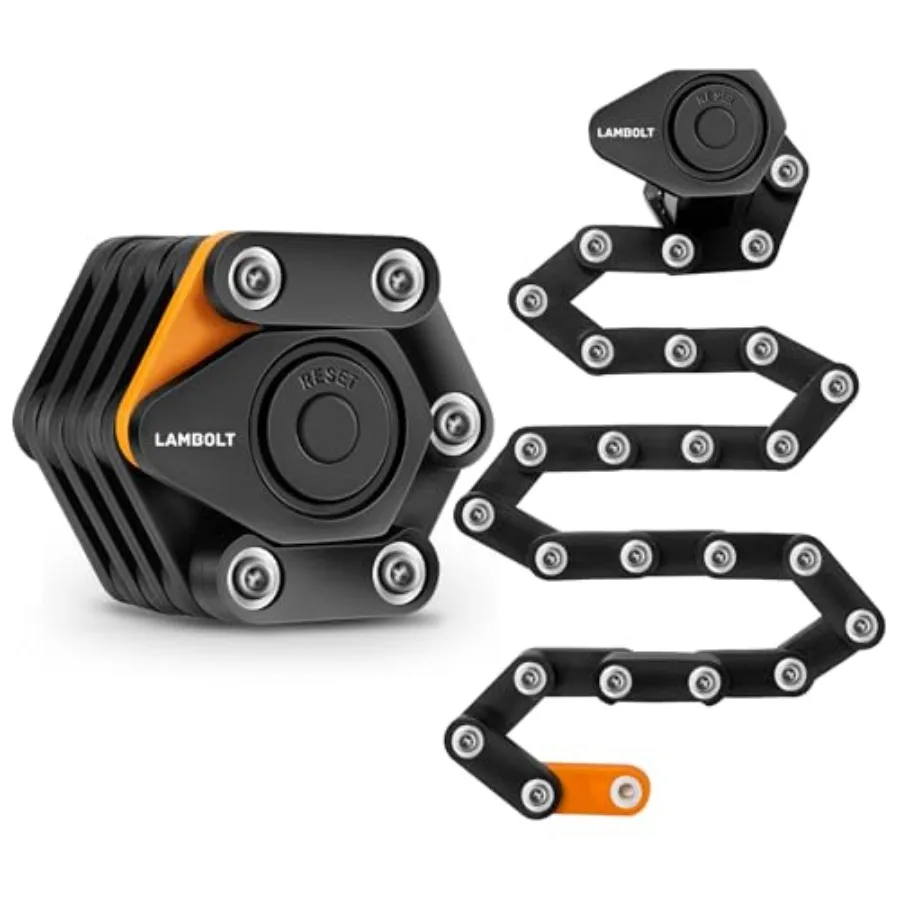 Electric Scooter Lock - Heavy Duty Anti-Theft Folding Combination Bike Lock for Ebike Compact Alloy Steel Security Chain Lock w
Electric Scooter Lock - Heavy Duty Anti-Theft Folding Combination Bike Lock for Ebike Compact Alloy Steel Security Chain Lock w