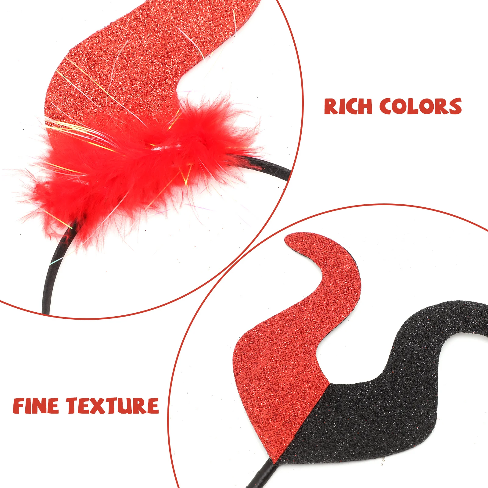 Demon Wings Set Halloween Headgear Devils Costume Accessories Headbands Costumes Outfits Cosplay for Women Party Headwear
Demon Wings Set Halloween Headgear Devils Costume Accessories Headbands Costumes Outfits Cosplay for Women Party Headwear