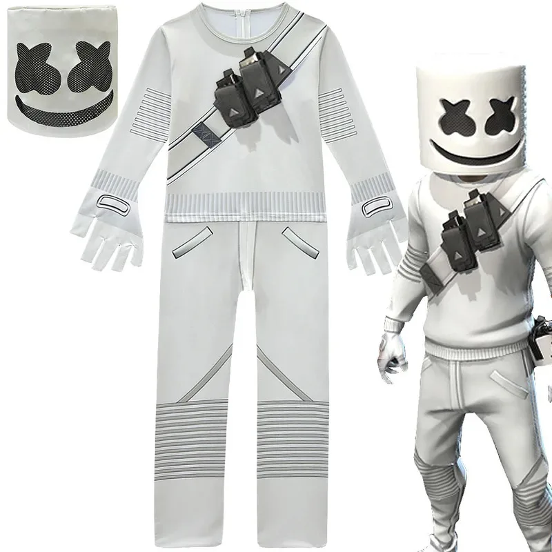 Children's Cosplay Costume New Spot Top 100 Electric Syllables CosplayDJ Marshmello Band Onesies + Luminous Headgear
Children's Cosplay Costume New Spot Top 100 Electric Syllables CosplayDJ Marshmello Band Onesies + Luminous Headgear