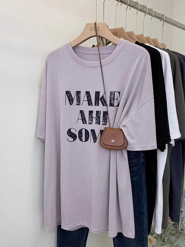 Летняя футболка свободного кроя для женщин, с принтом, для йоги, с коротким рукавом, повседневная, с круглым вырезом, средней длины, прикрывающая ягодицы
Летняя футболка свободного кроя для женщин, с принтом, для йоги, с коротким рукавом, повседневная, с круглым вырезом, средней длины, прикрывающая ягодицы