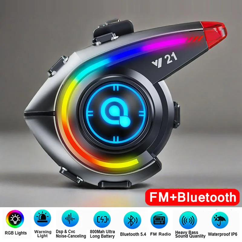 FM-радио Bluetooth 5,4 гарнитура для мотоциклетного шлема 800 мАч гарнитура громкой связи водонепроницаемая с RGB светодиодом и сигнальной лампой голосовой помощник
FM-радио Bluetooth 5,4 гарнитура для мотоциклетного шлема 800 мАч гарнитура громкой связи водонепроницаемая с RGB светодиодом и сигнальной лампой голосовой помощник