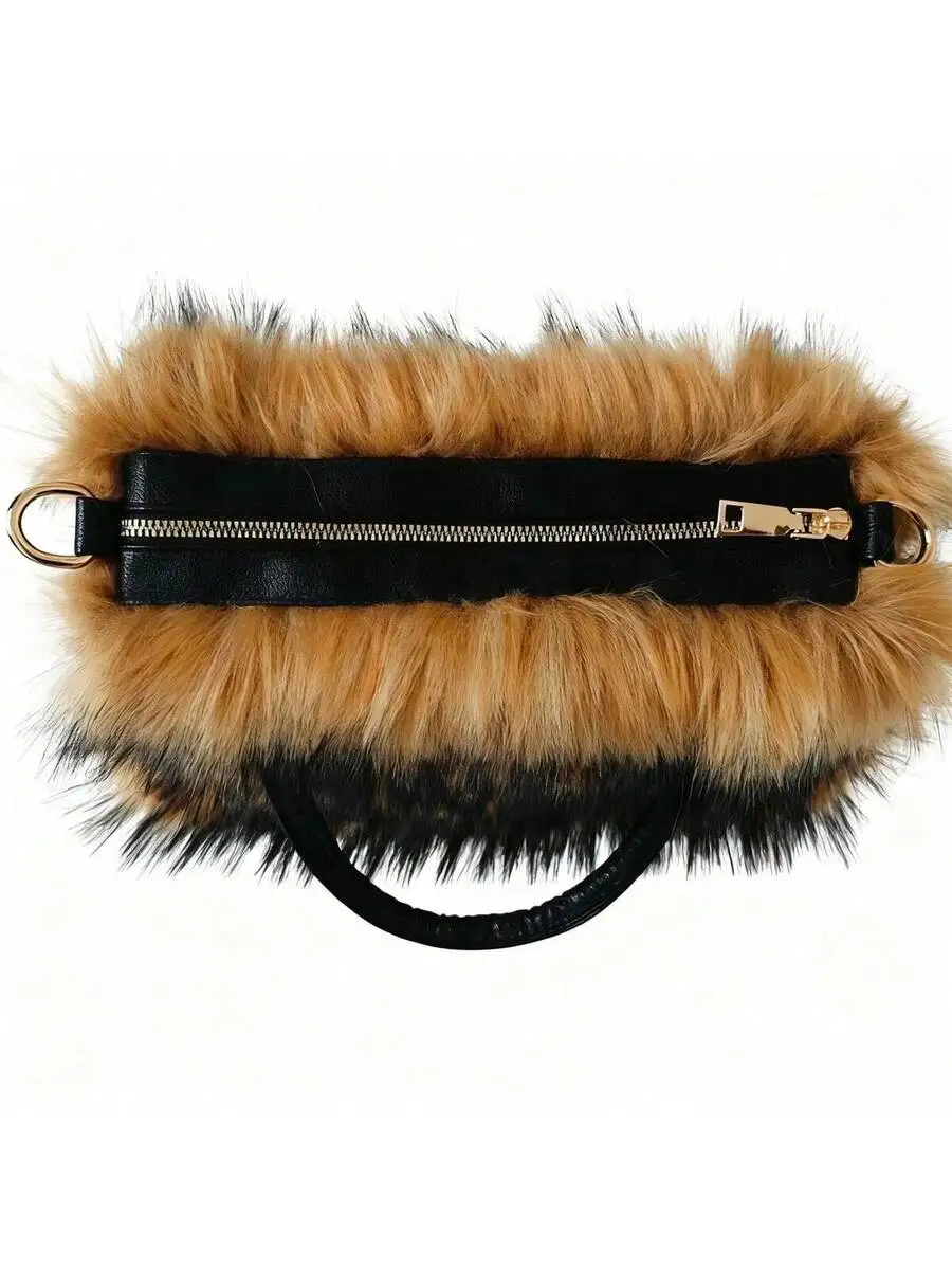Faux Fur Handbag With Zipper Closure Soft Plush Mini Bag For Women
Faux Fur Handbag With Zipper Closure Soft Plush Mini Bag For Women