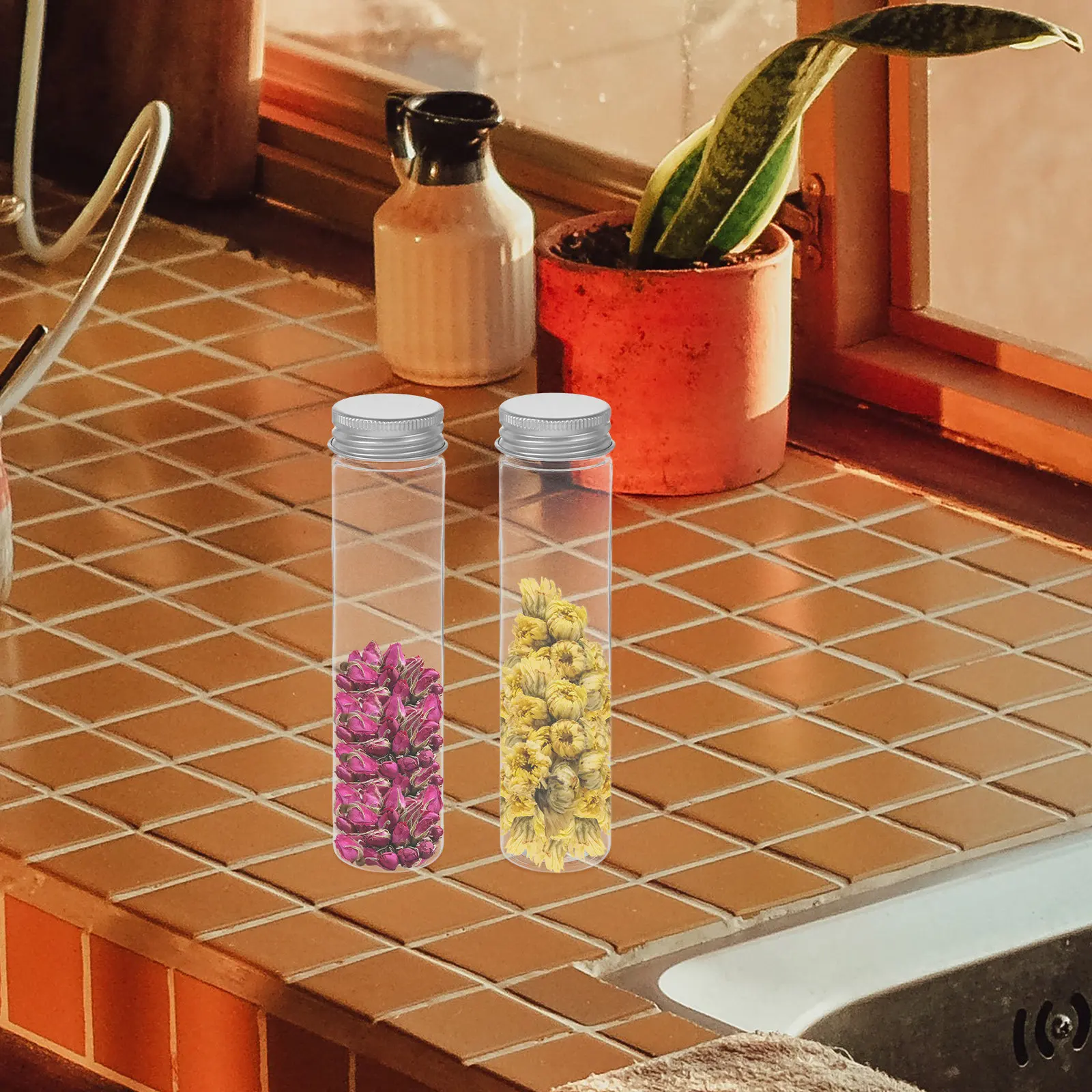20Pcs Transparent Flat Bottom Plastic Test Tubes Clear Visibility High Temp Resistant Bulk Packaging Storage Tubes 110Ml
20Pcs Transparent Flat Bottom Plastic Test Tubes Clear Visibility High Temp Resistant Bulk Packaging Storage Tubes 110Ml