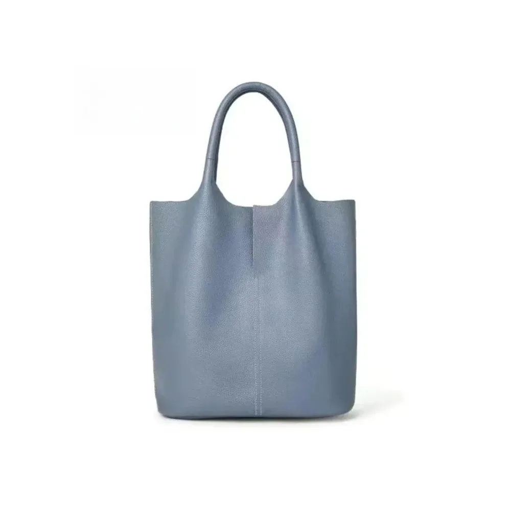 New Women Commuter Tote Bag Genuine Grade Leather Soft Cowhide Tote Shoulder Handbag Large Female Bucket Bag Luxury Designer
New Women Commuter Tote Bag Genuine Grade Leather Soft Cowhide Tote Shoulder Handbag Large Female Bucket Bag Luxury Designer