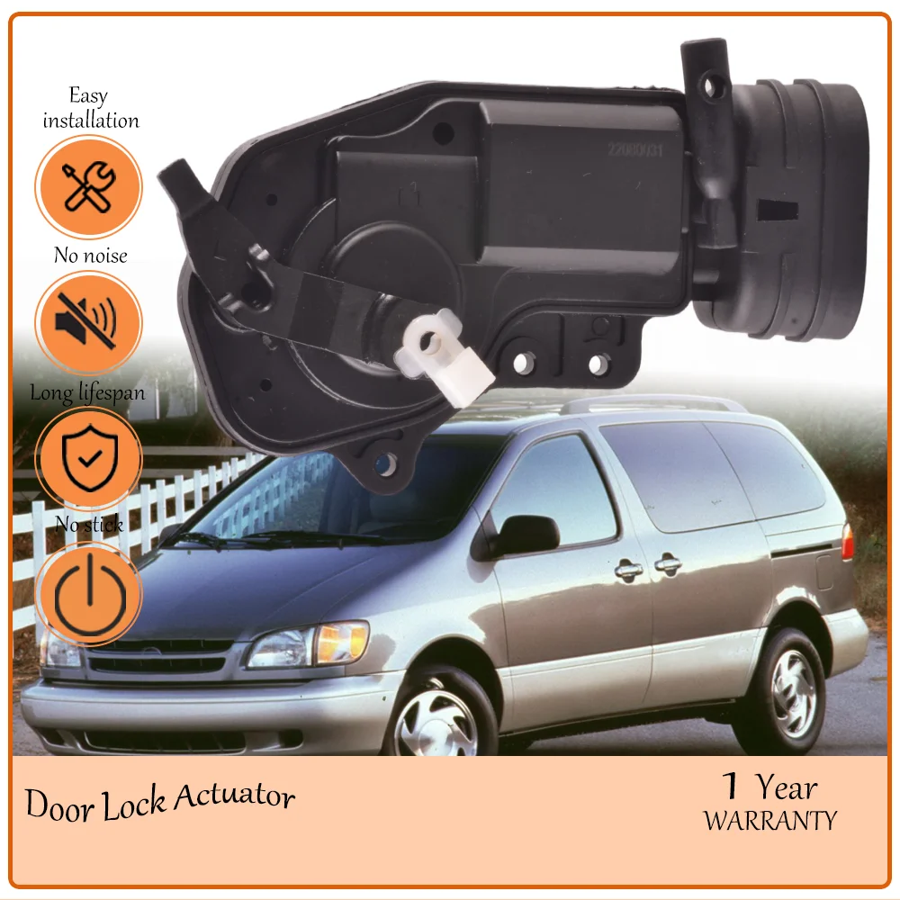 4-Pin Door Latch Lock Actuator For Toyota Vehicles - Sienna 1998-2003 3.0L Mini Passenger Van Front Left owm 746-694,DLA112
4-Pin Door Latch Lock Actuator For Toyota Vehicles - Sienna 1998-2003 3.0L Mini Passenger Van Front Left owm 746-694,DLA112
