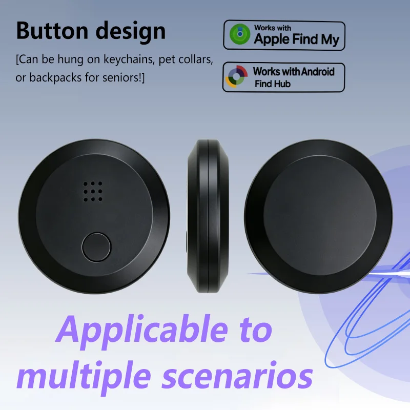 GPS Smart Bluetooth Tracker Tag Works With Ios Android Find My App Tracking Locator Device Anti-lost Item Finder For Keys Bag
GPS Smart Bluetooth Tracker Tag Works With Ios Android Find My App Tracking Locator Device Anti-lost Item Finder For Keys Bag