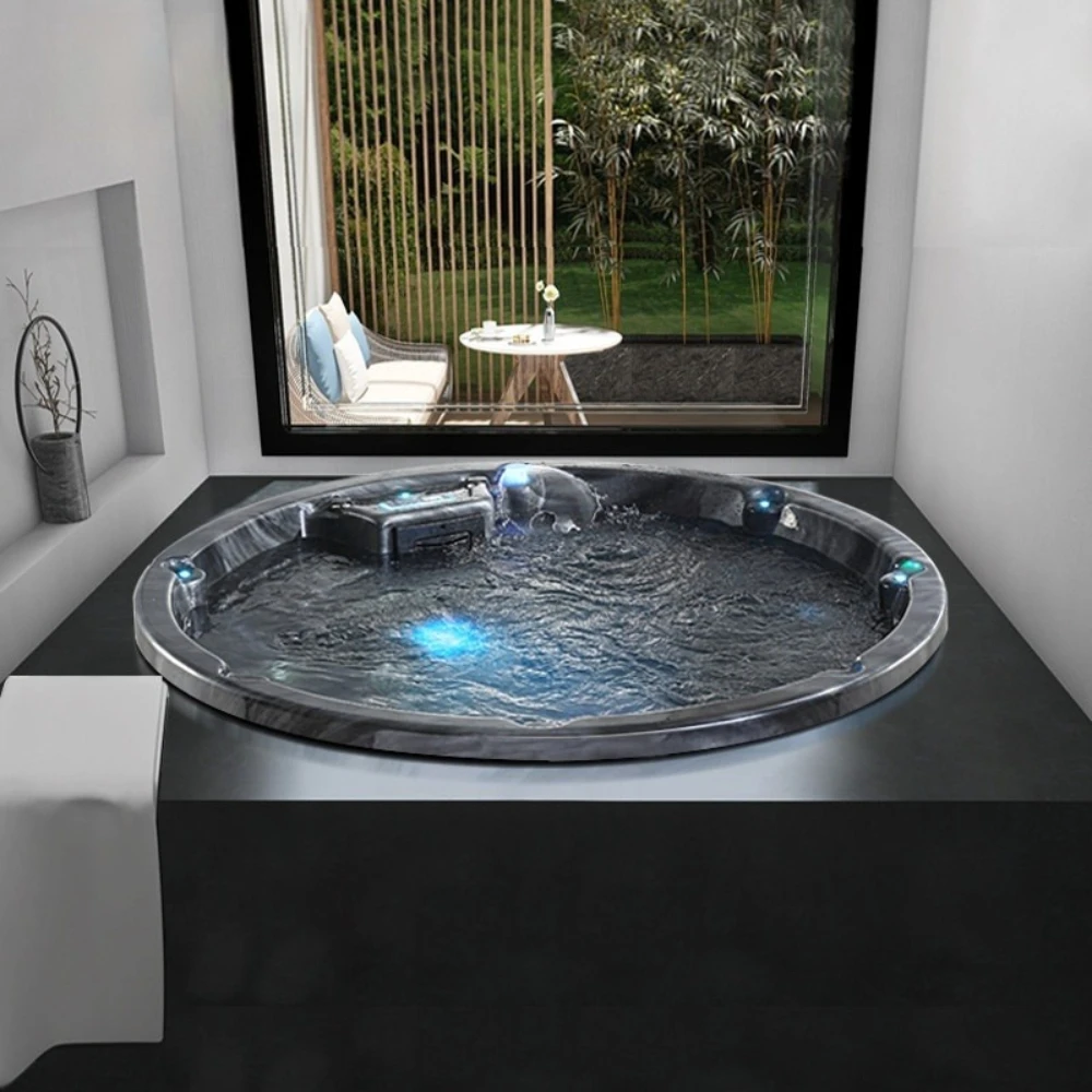 Smart Constant Temperature Hot Spring Multi User Surfing Hydrotherapy Pool For Home Villa Homestay Large Outdoor Spa Bathtub
Smart Constant Temperature Hot Spring Multi User Surfing Hydrotherapy Pool For Home Villa Homestay Large Outdoor Spa Bathtub