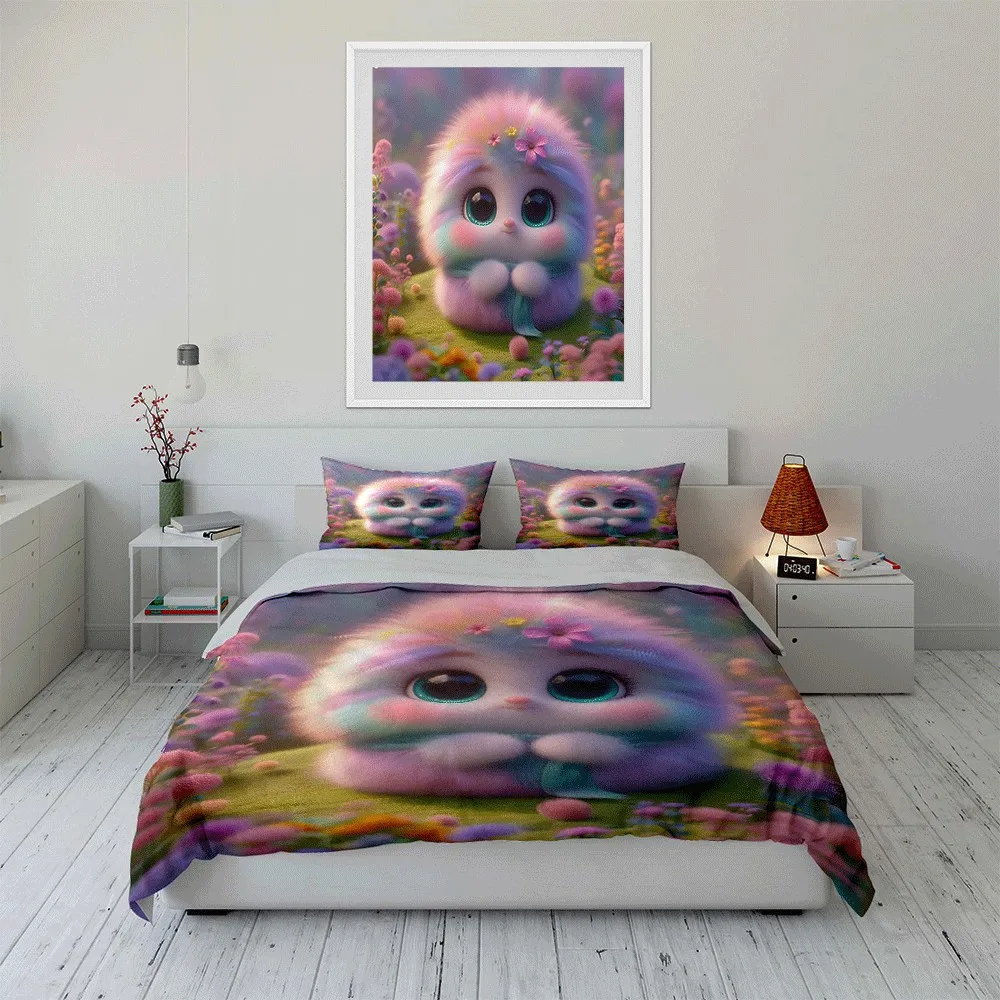Cute Kawaii Fantasy Furry Animal Prints bedding Set. Exquisite three-piece bedding set gift for kids and adults
Cute Kawaii Fantasy Furry Animal Prints bedding Set. Exquisite three-piece bedding set gift for kids and adults