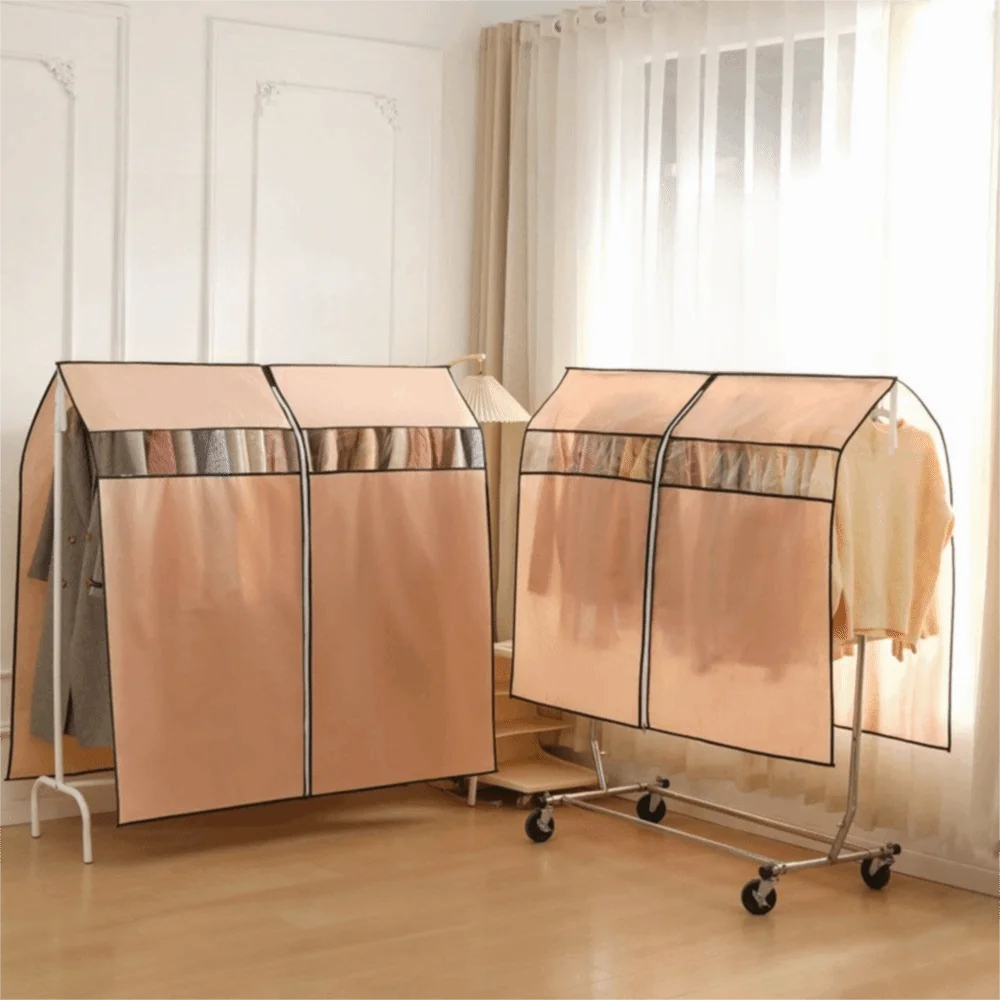 Non-woven Zipper Clothes Dust Cover Thickened Dustproof Floor-standing Coat Hanger Cover Large Capacity Waterproof
Non-woven Zipper Clothes Dust Cover Thickened Dustproof Floor-standing Coat Hanger Cover Large Capacity Waterproof