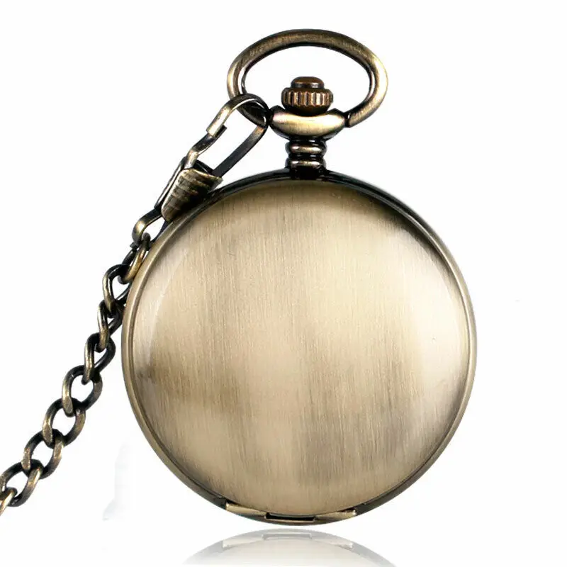 Mens Vintage Mechanical Pocket Watch Smooth Bronze Tone Case Luminous Dial Roman Number FOB Watches Nice Gift
Mens Vintage Mechanical Pocket Watch Smooth Bronze Tone Case Luminous Dial Roman Number FOB Watches Nice Gift