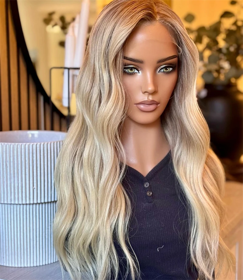 13x4 Ombre Blonde Синтетический парик спереди с темными корнями для женщин Натуральные мягкие пушистые объемные волосы Женские волосы Косплей Вечеринка Использование
13x4 Ombre Blonde Синтетический парик спереди с темными корнями для женщин Натуральные мягкие пушистые объемные волосы Женские волосы Косплей Вечеринка Использование