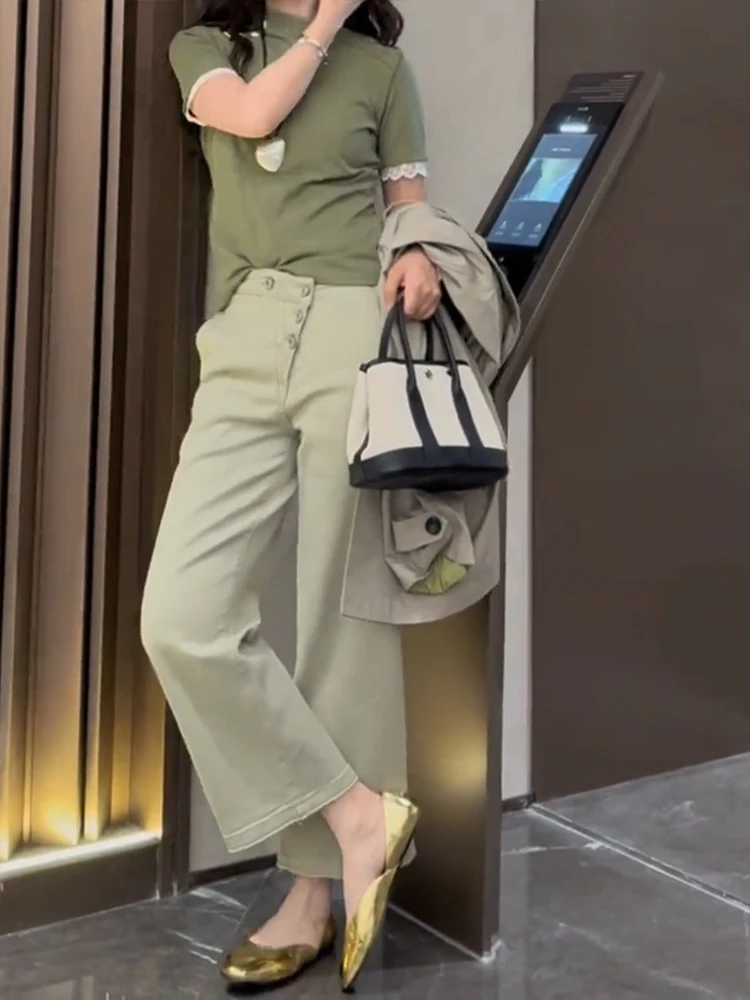 High Waist Straight Leg Jeans Women's Casual Slimming Wide Leg Pants Spring Summer New Style Comfortable Lightweight Fashionable
High Waist Straight Leg Jeans Women's Casual Slimming Wide Leg Pants Spring Summer New Style Comfortable Lightweight Fashionable