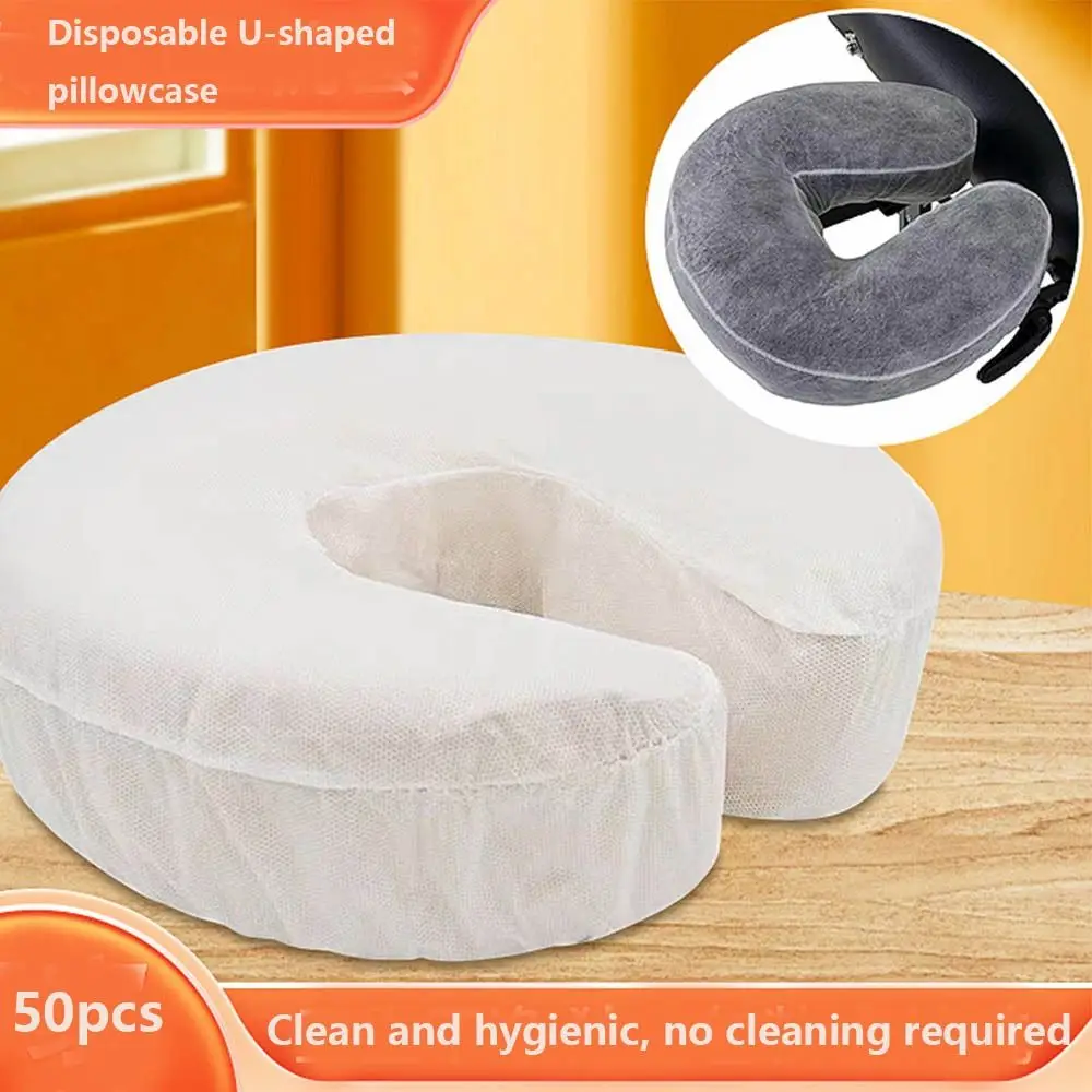 50pcs Nonwovens Disposable Pillow Cases with Elastic Ribbon Simple U-shaped Pillowcover Convenient Breathable
50pcs Nonwovens Disposable Pillow Cases with Elastic Ribbon Simple U-shaped Pillowcover Convenient Breathable