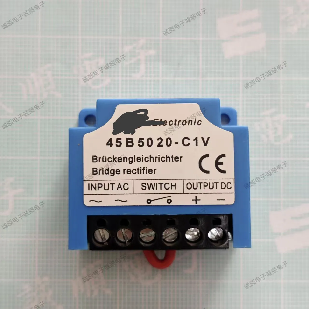 45B50 20-C1V Brake Rectifier Perfect Fit For Motor Terminal Industrial-Grade Build Ideal Replacement For Brake Systems 50/60Hz
45B50 20-C1V Brake Rectifier Perfect Fit For Motor Terminal Industrial-Grade Build Ideal Replacement For Brake Systems 50/60Hz